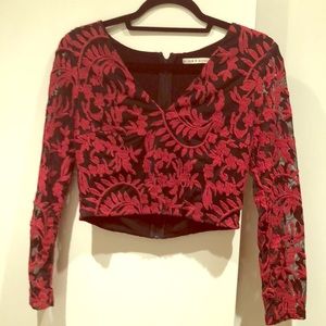 Alice and Olivia Crop Top